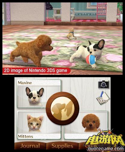 [3DS]任天猫狗：贵妇犬与新朋友日版游戏截图3