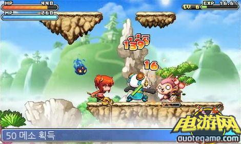 [3DS]冒险岛：命运少女韩版游戏截图1